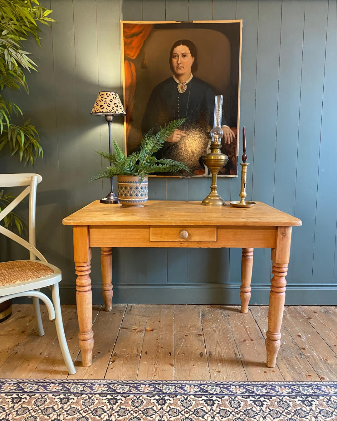 Victorian Pine Console Table c1890