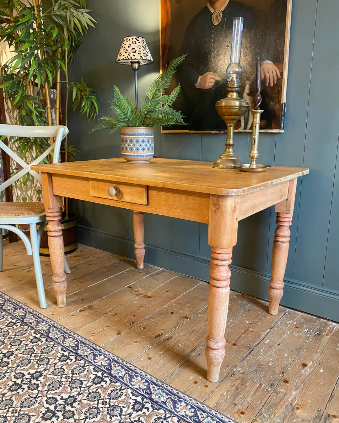 Victorian Pine Console Table c1890