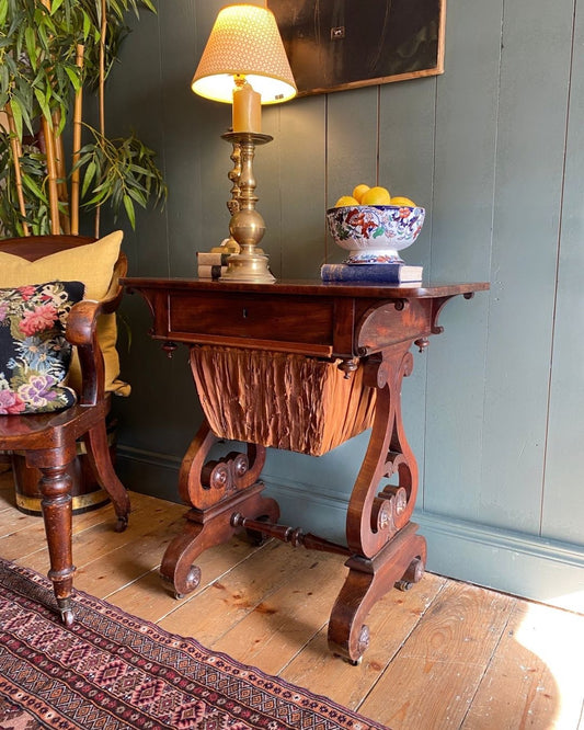 Victorian Rosewood Work Box