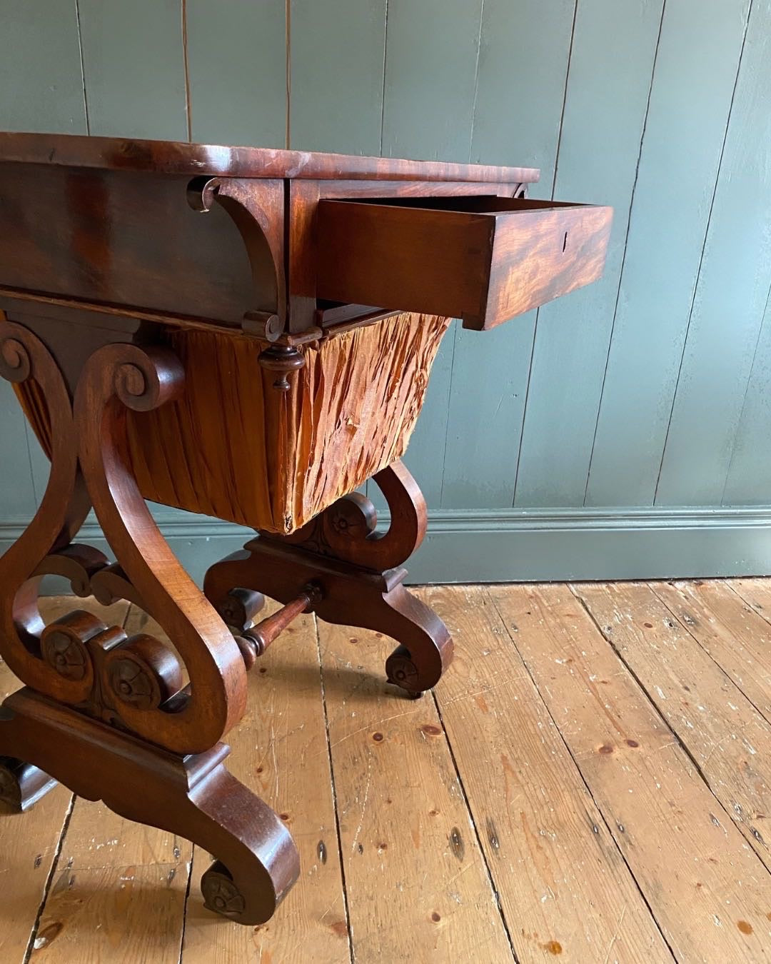 Victorian Rosewood Work Box