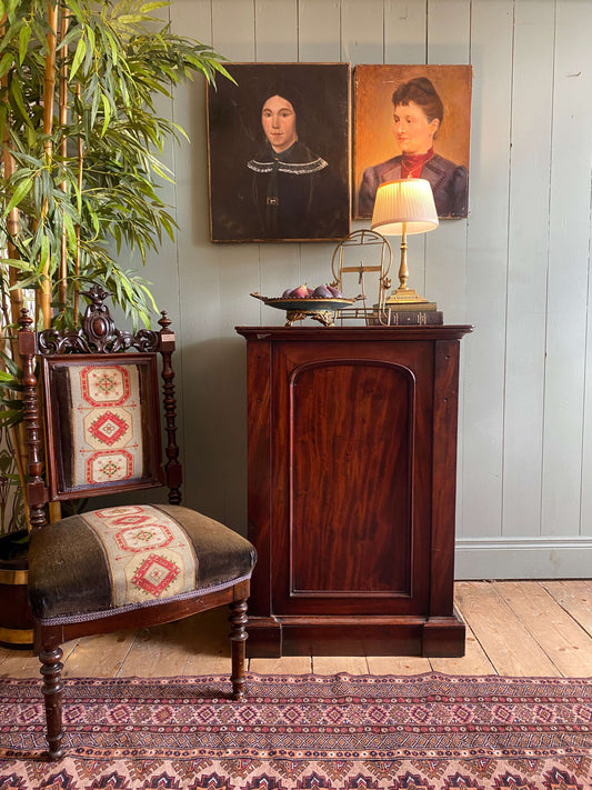 Victorian Short Mahogany Cupboard
