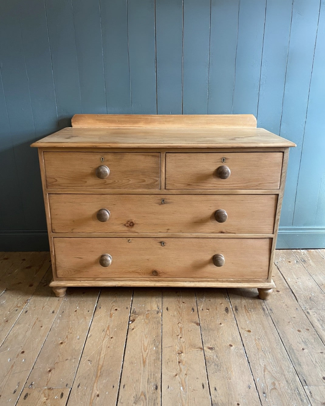 Victorian Stripped Pine Chest of Drawers