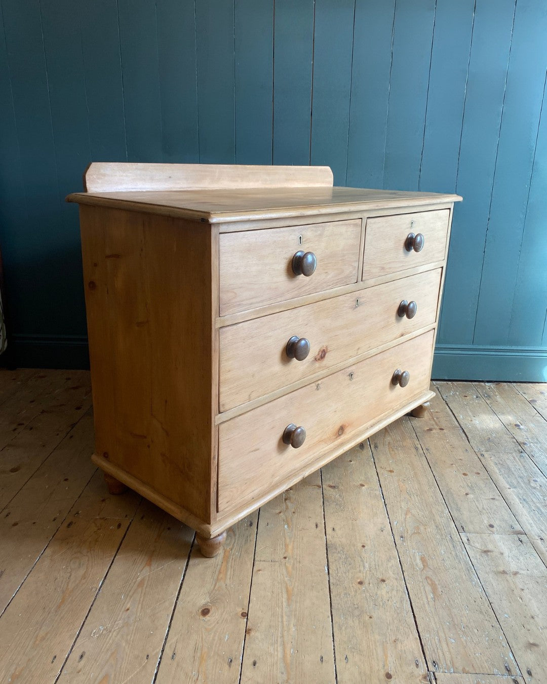 Victorian Stripped Pine Chest of Drawers