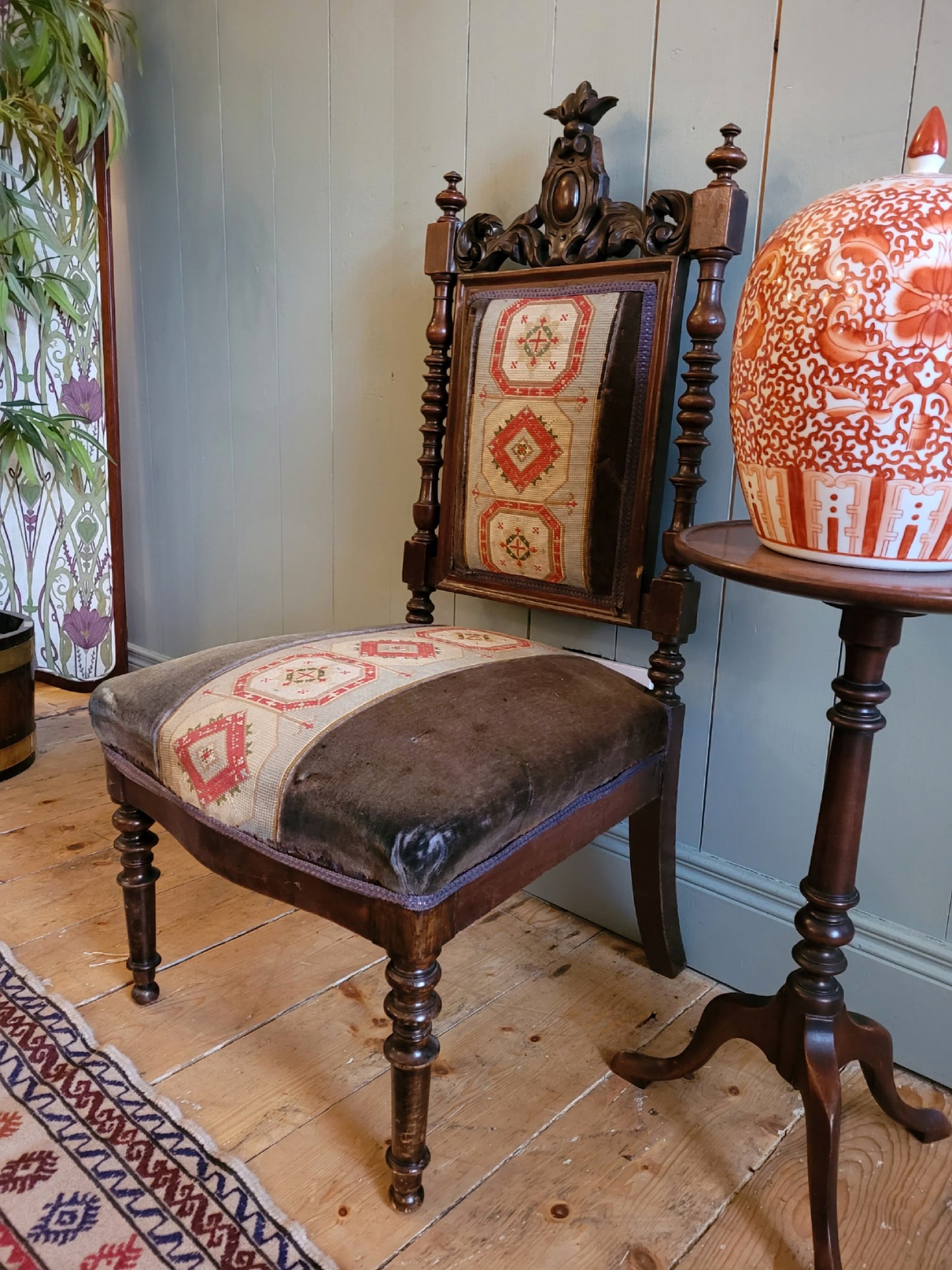 Victorian Tapestry Chair