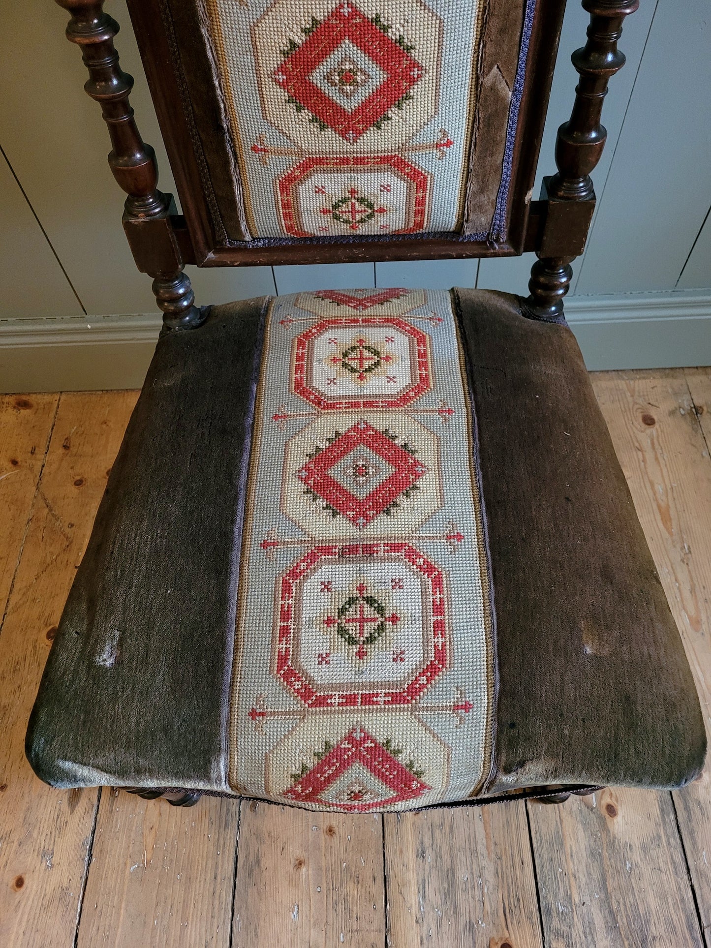 Victorian Tapestry Chair