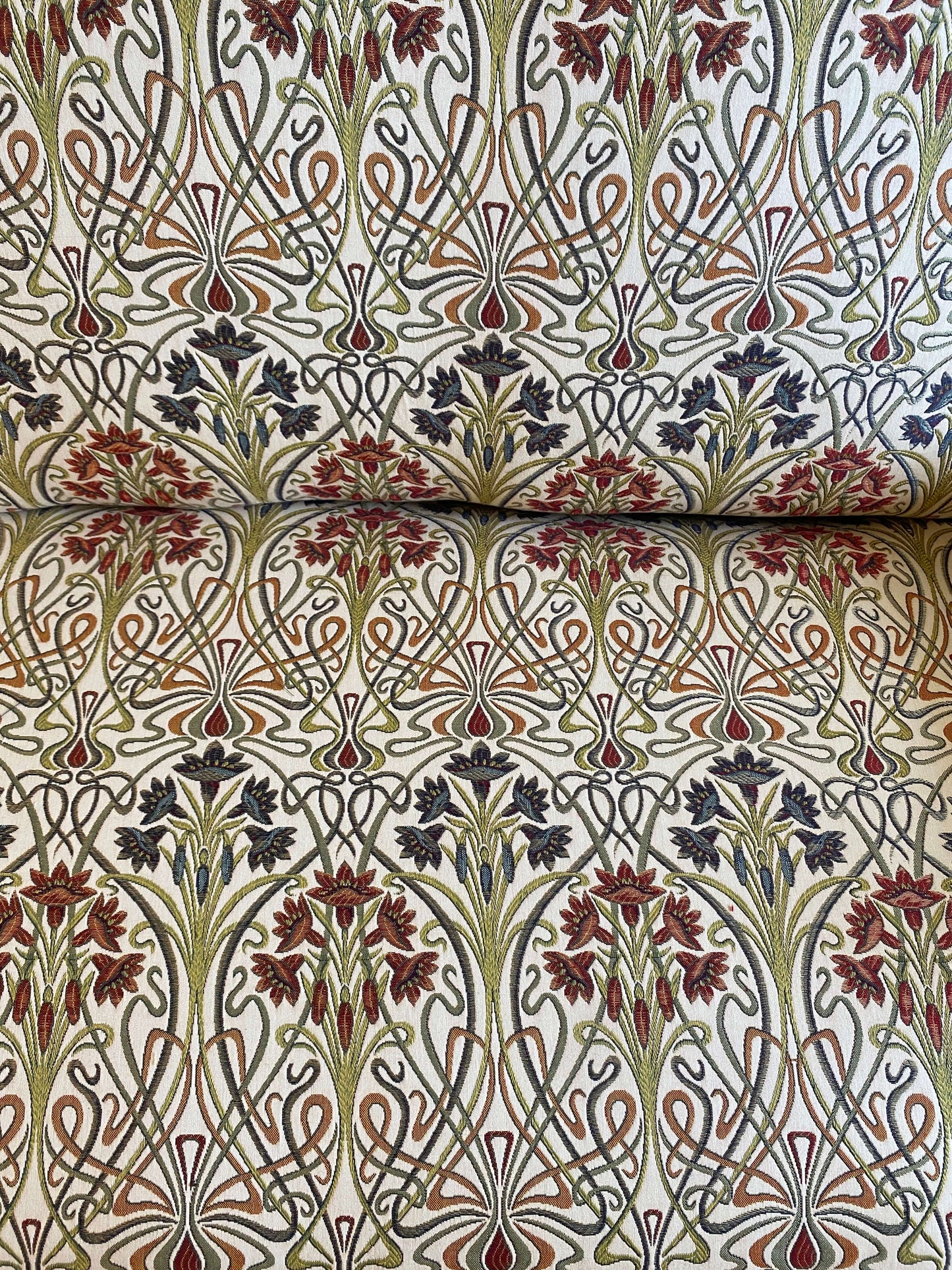 Victorian Upholstered Loveseat Sofa
