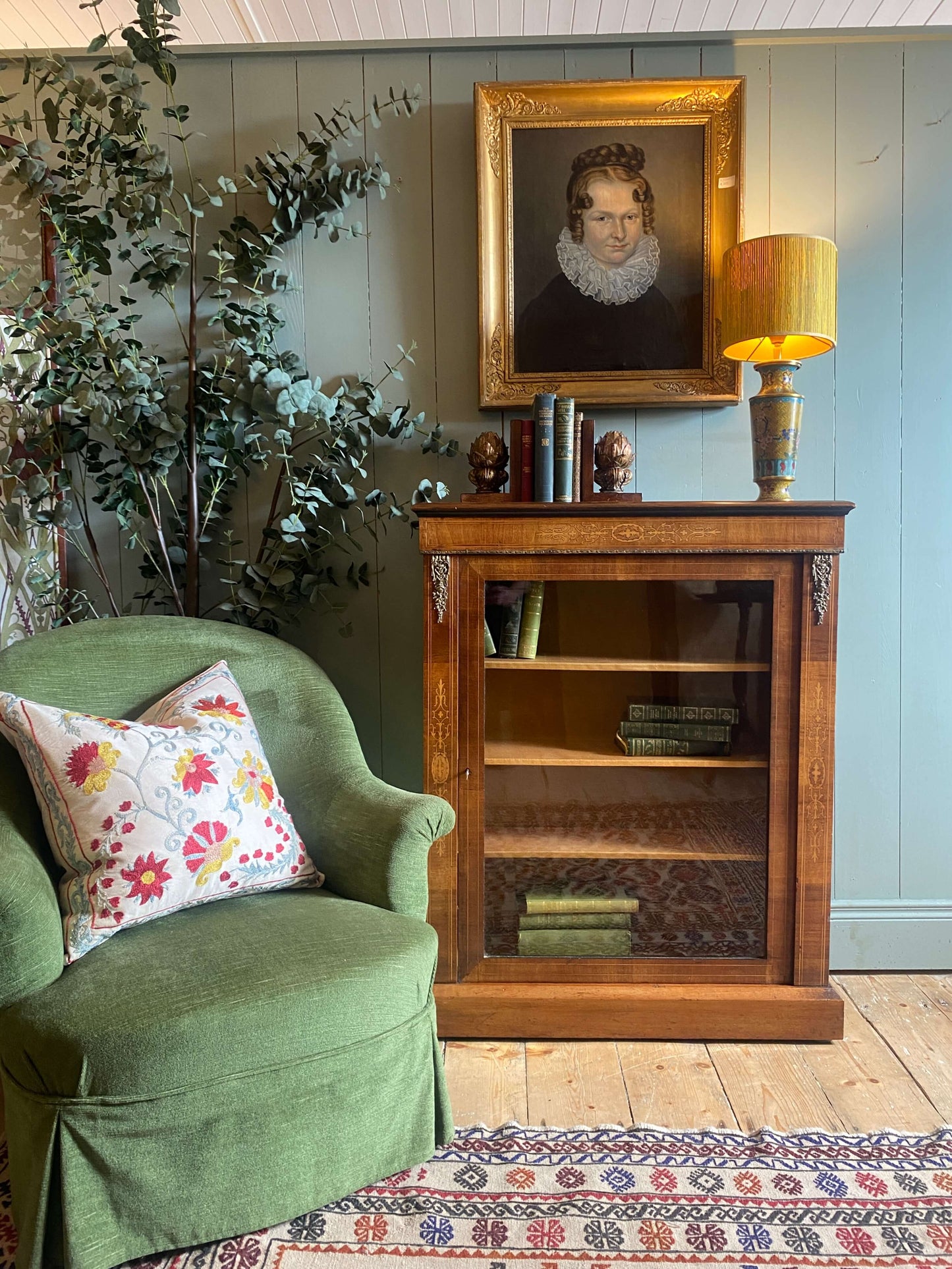 Victorian Walnut Pier Cabinet