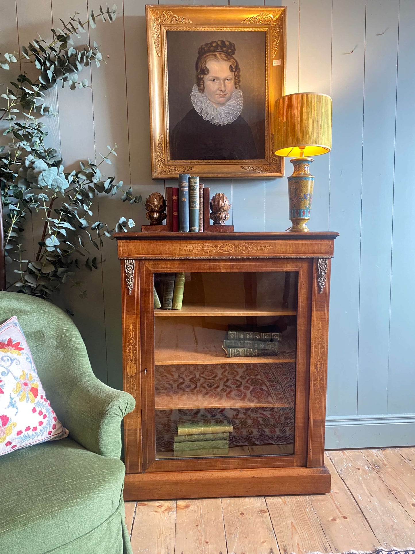 Victorian Walnut Pier Cabinet