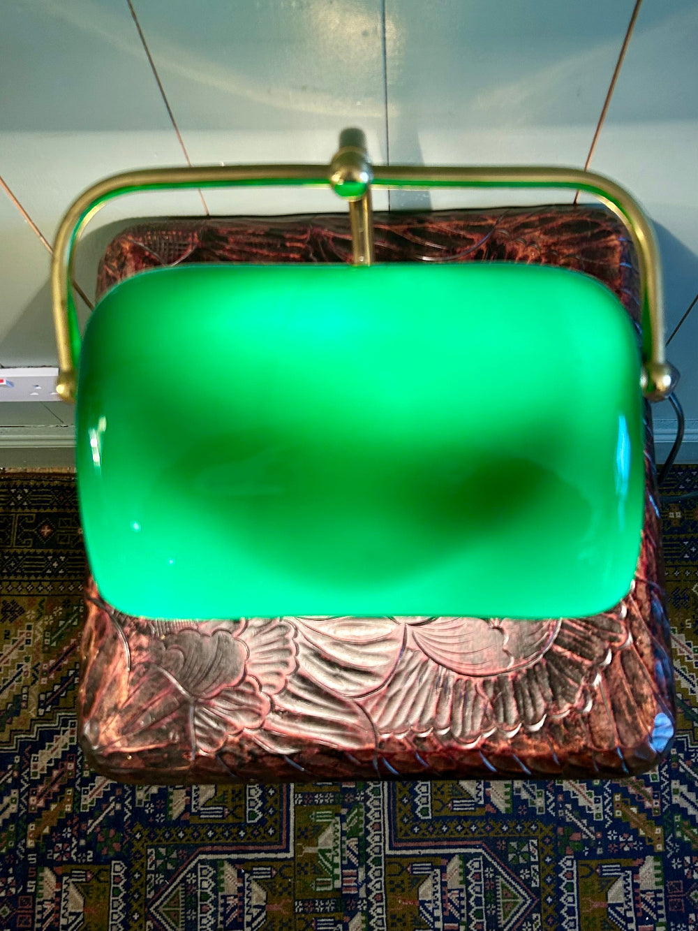 Vintage Banker’s Lamp