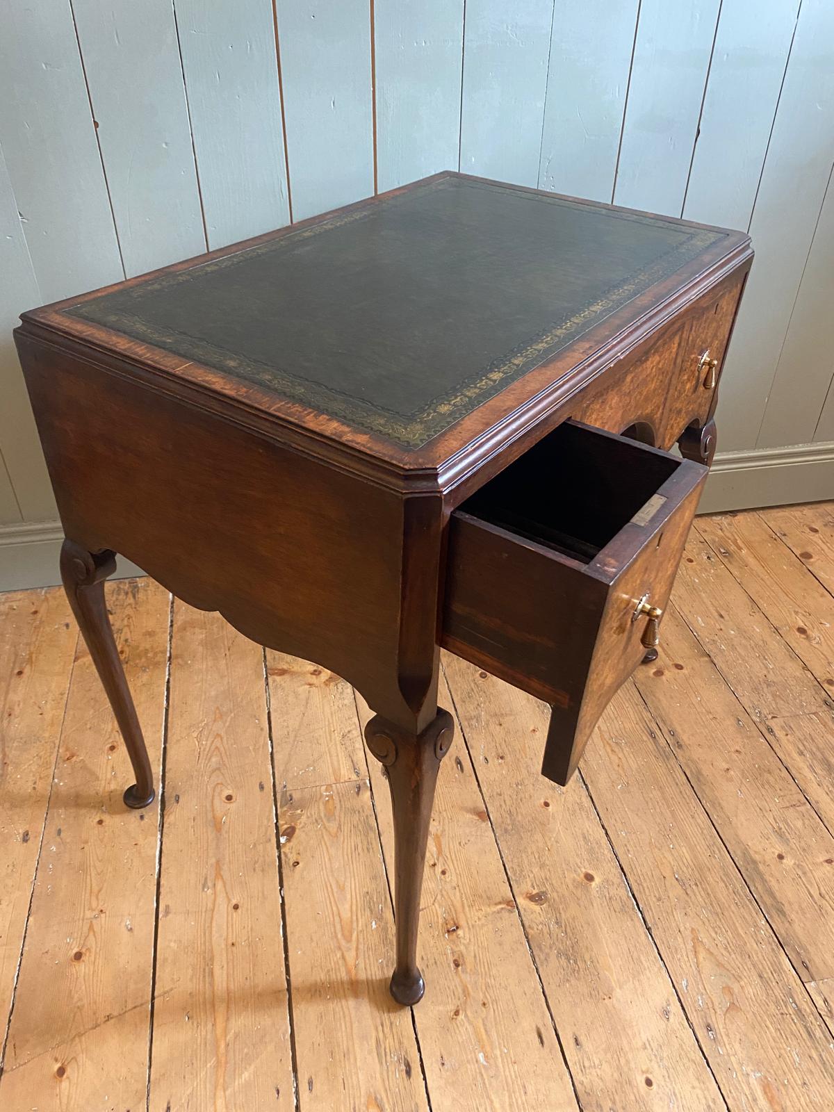 Vintage Burr Walnut Lowboy
