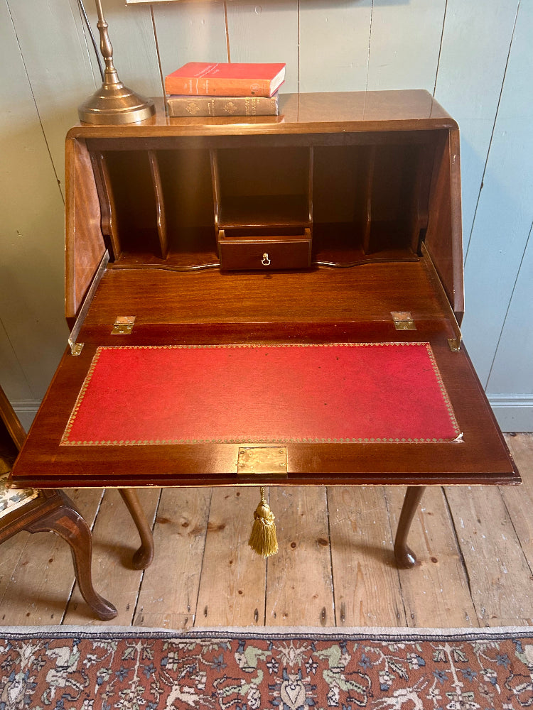 Vintage Burr Walnut Writing Bureau