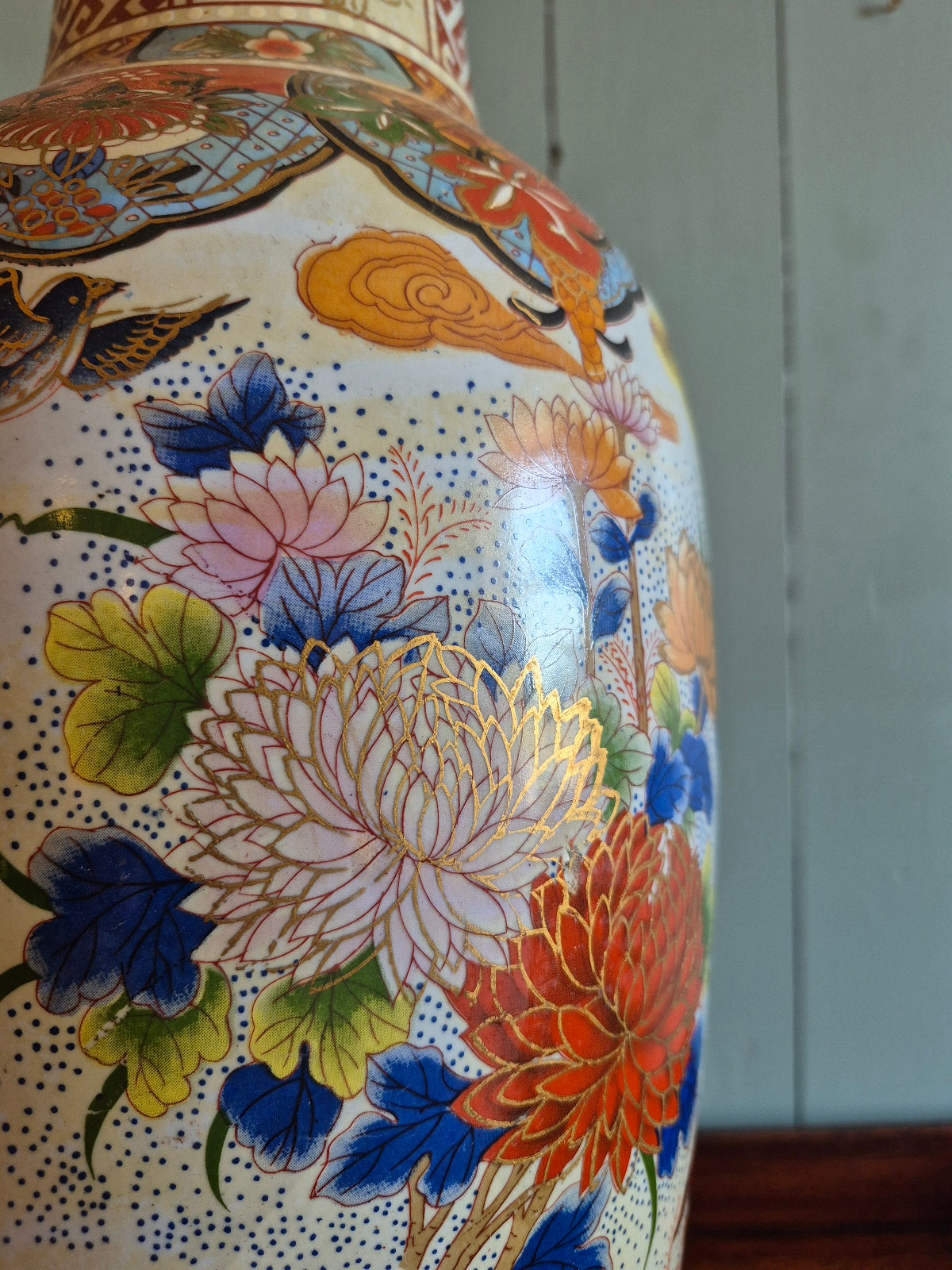 Vintage Chinese Porcelain Floor Vases