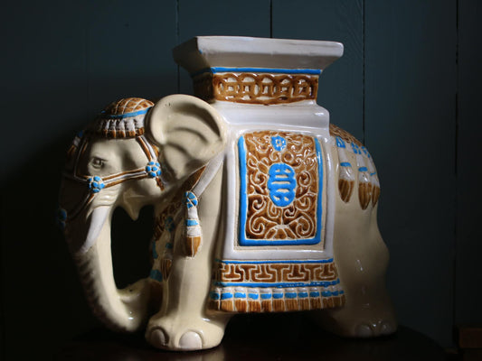 Vintage Elephant Plant Stand