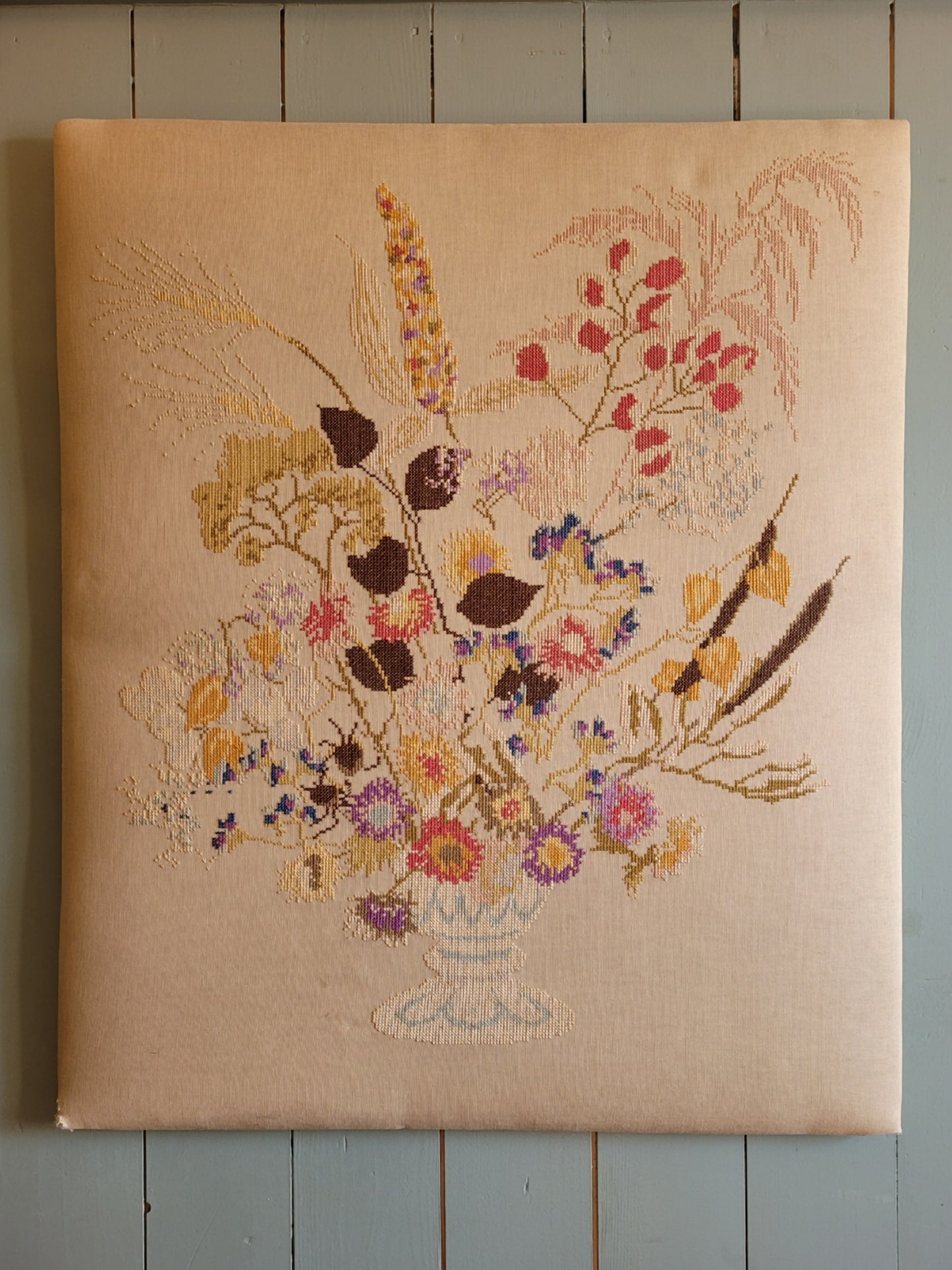 Vintage Floral Cross Stitch