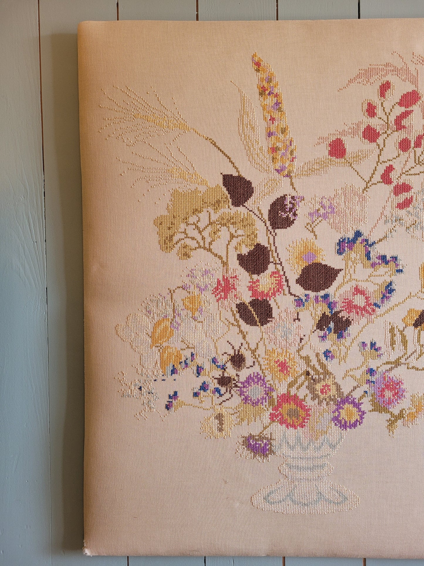 Vintage Floral Cross Stitch
