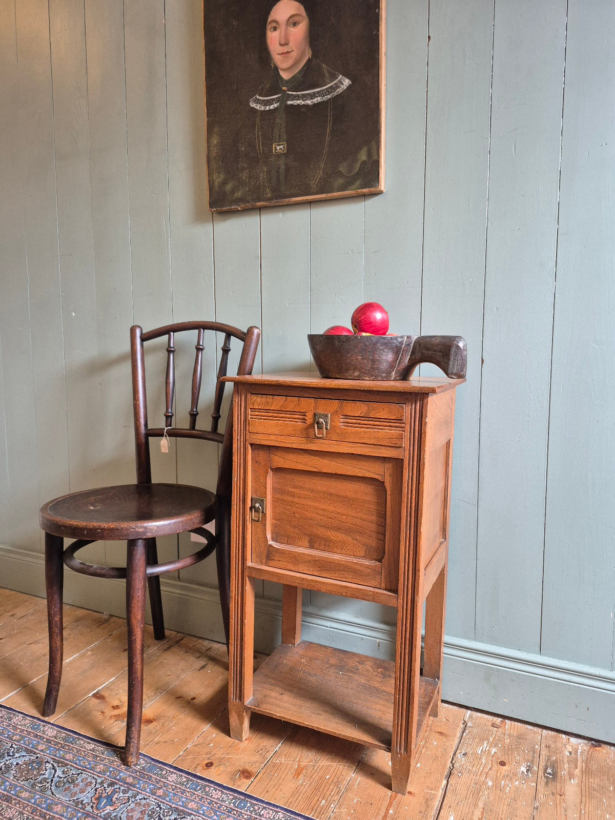 Vintage French Pine Locker
