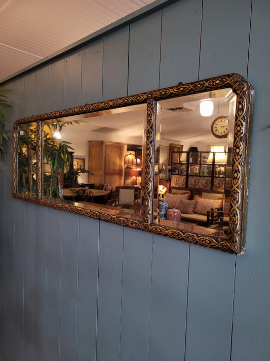 Vintage Gilt Rectangular Mirror