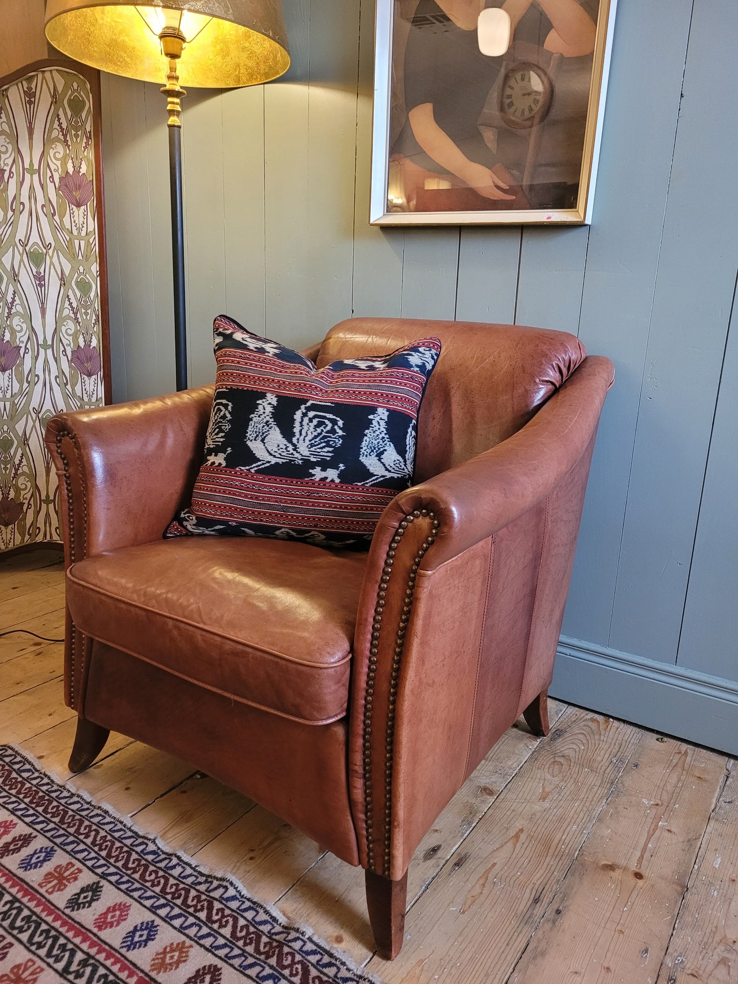 Vintage Leather Club Chair