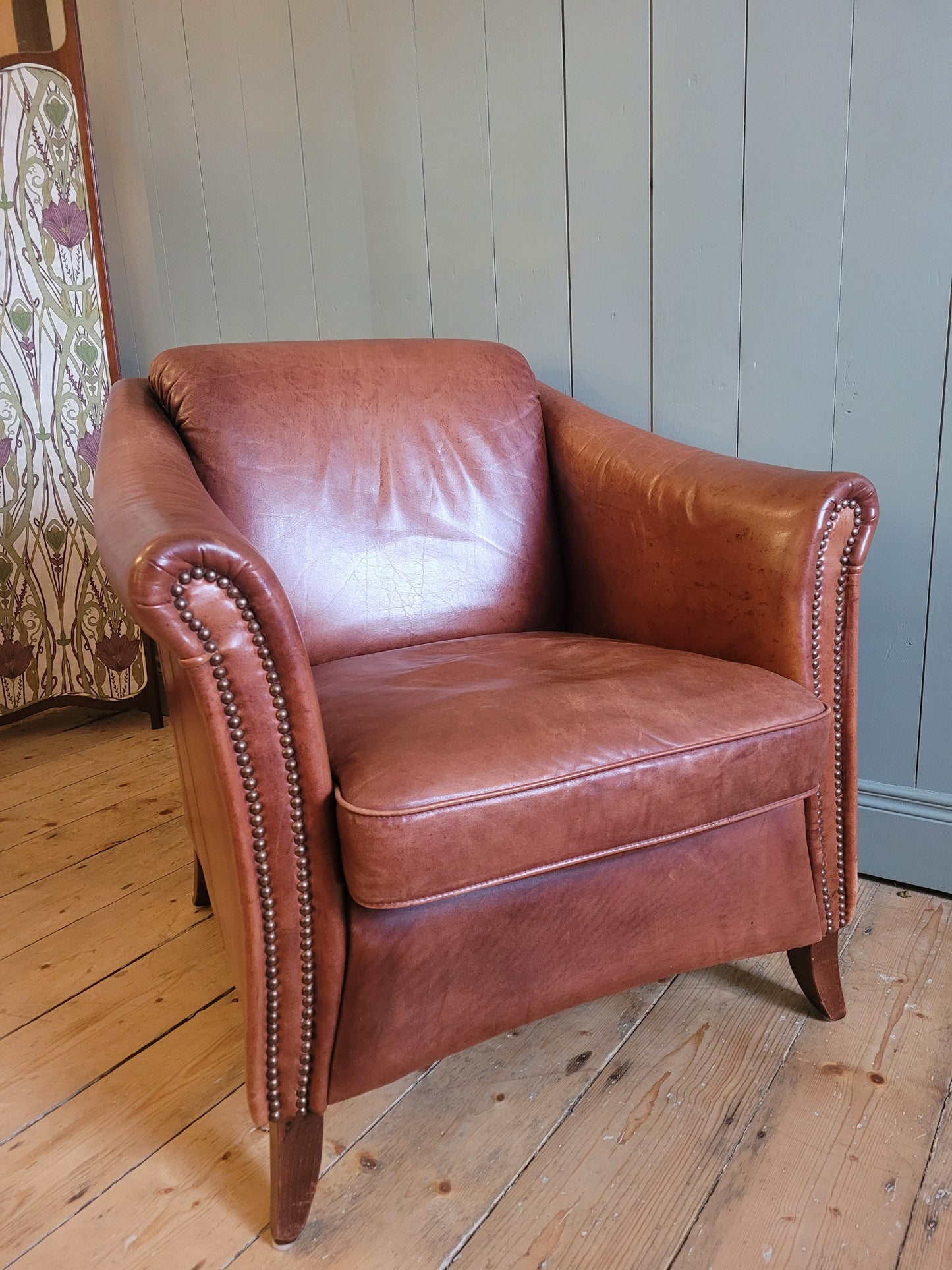Vintage Leather Club Chair