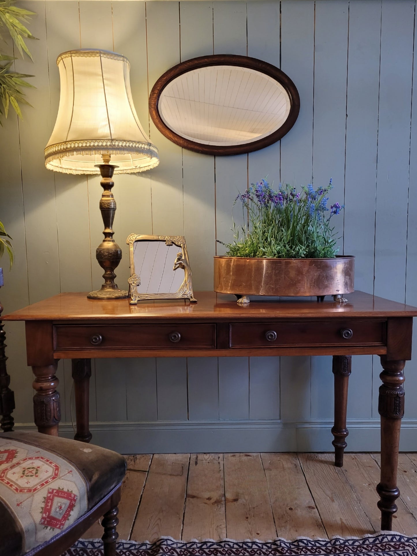 Vintage Mahogany Console Table