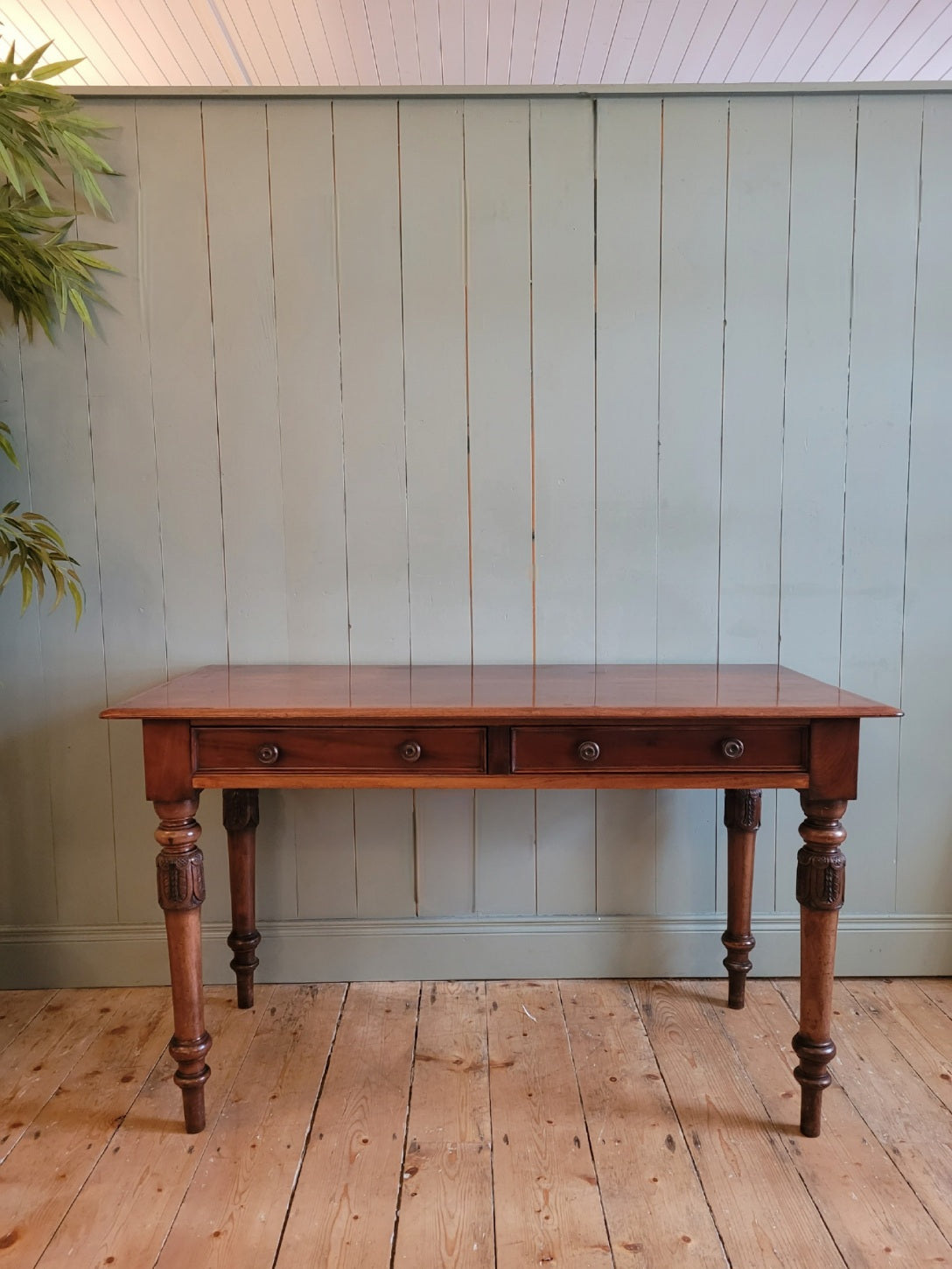 Vintage Mahogany Console Table