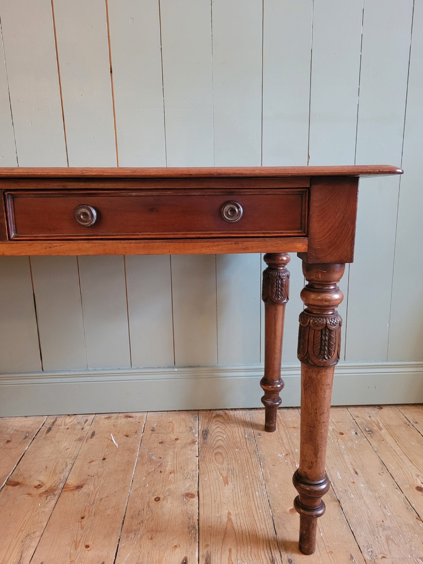 Vintage Mahogany Console Table
