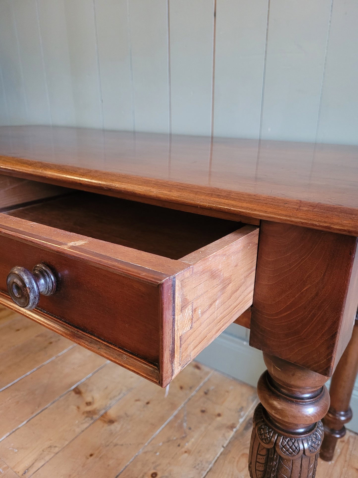Vintage Mahogany Console Table