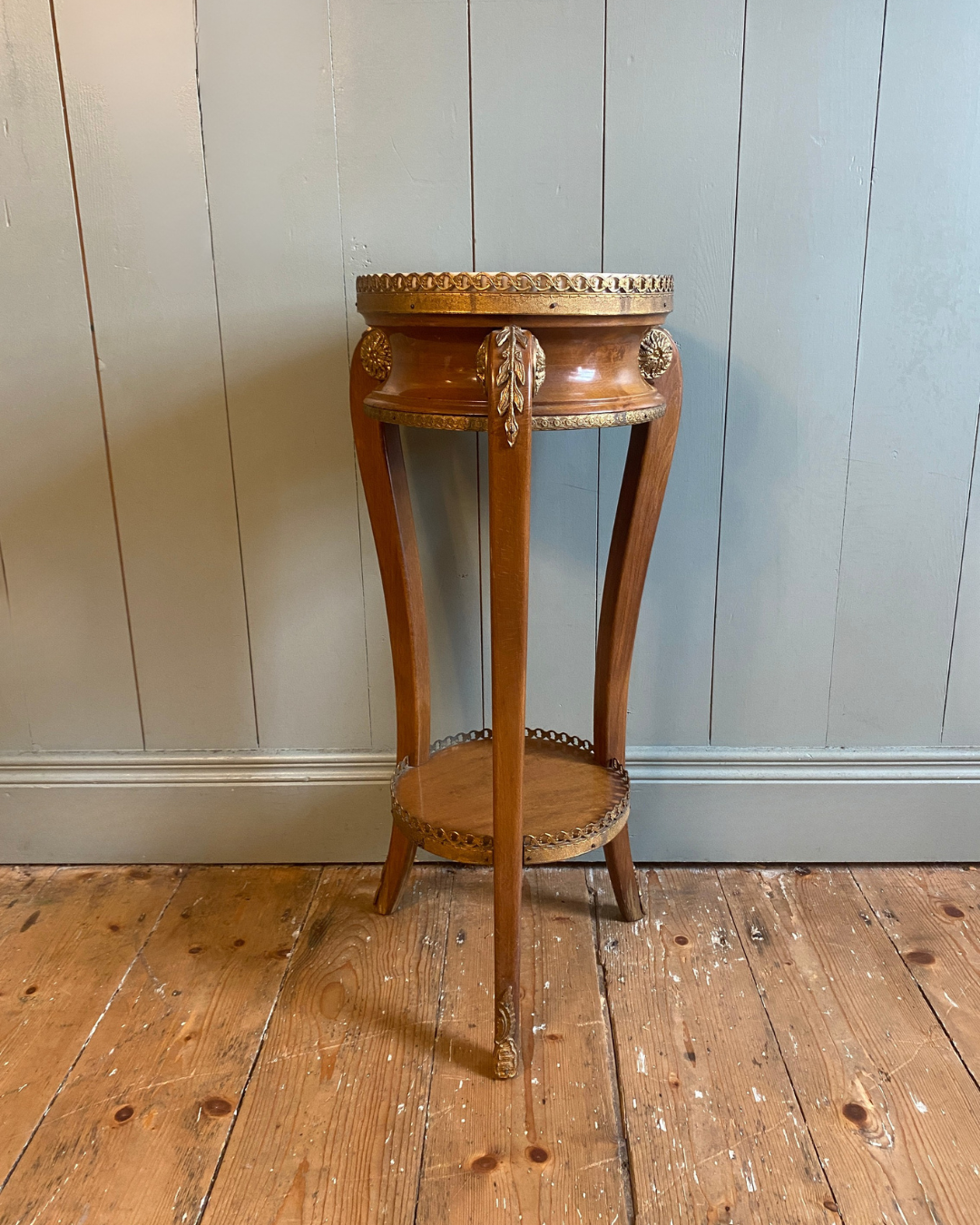 Vintage Marble Plant Stand