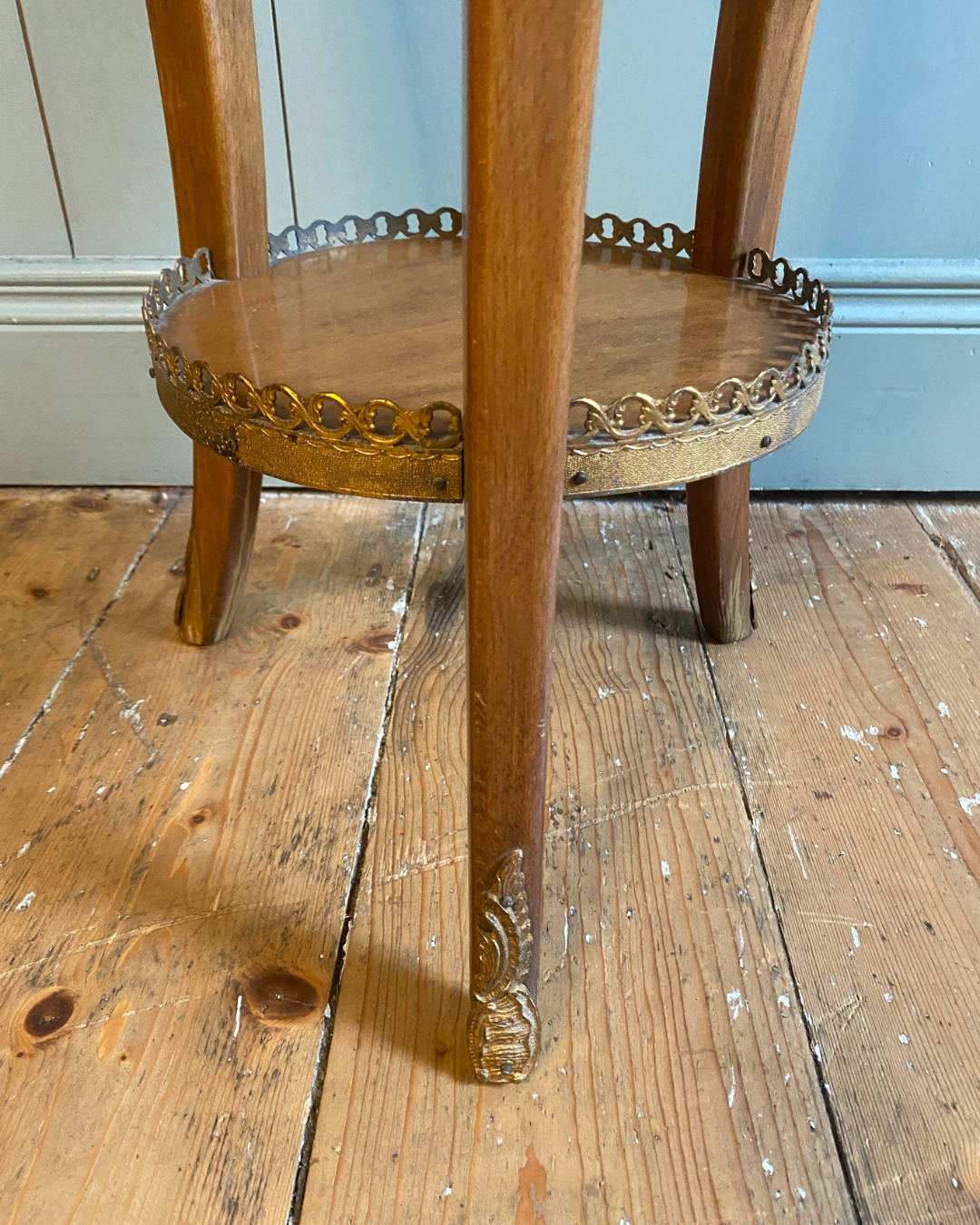 Vintage Marble Plant Stand
