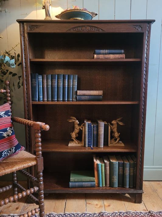 Vintage Oak Bookcase