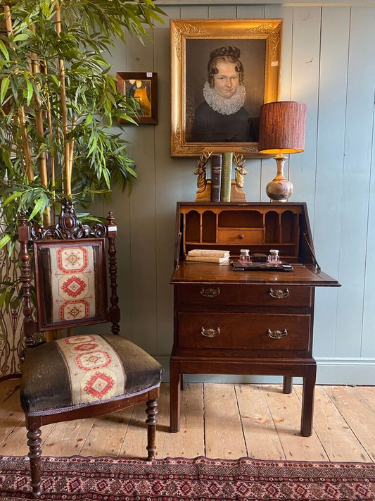 Vintage Oak Writing Bureau