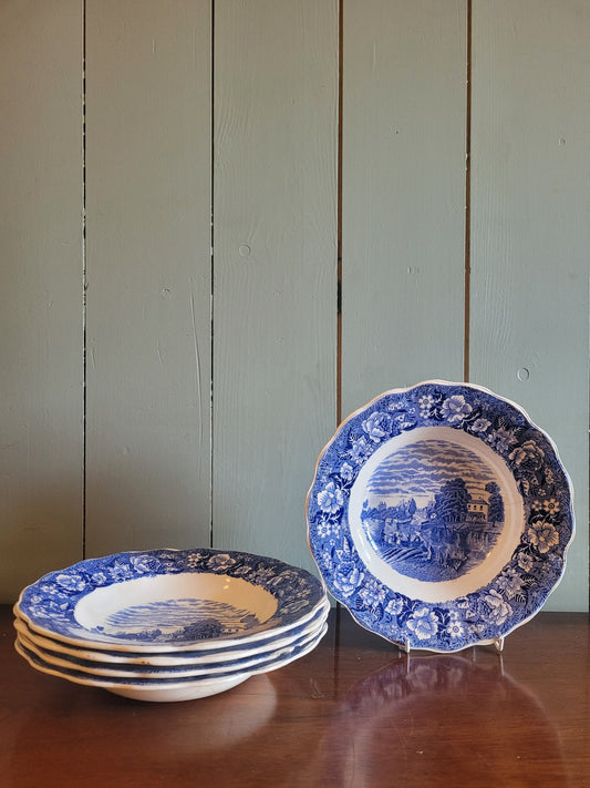 Vintage "Palissy" Set of 5 dishes
