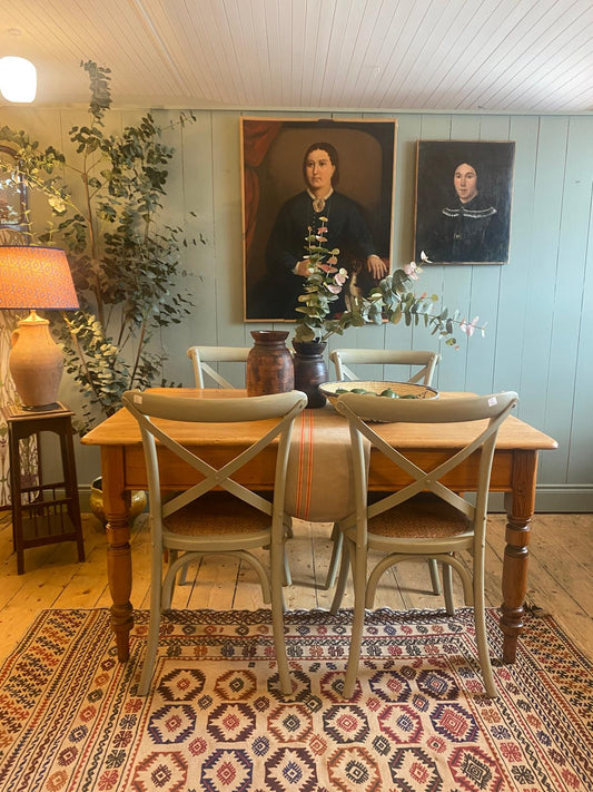 Vintage Pine Kitchen Table