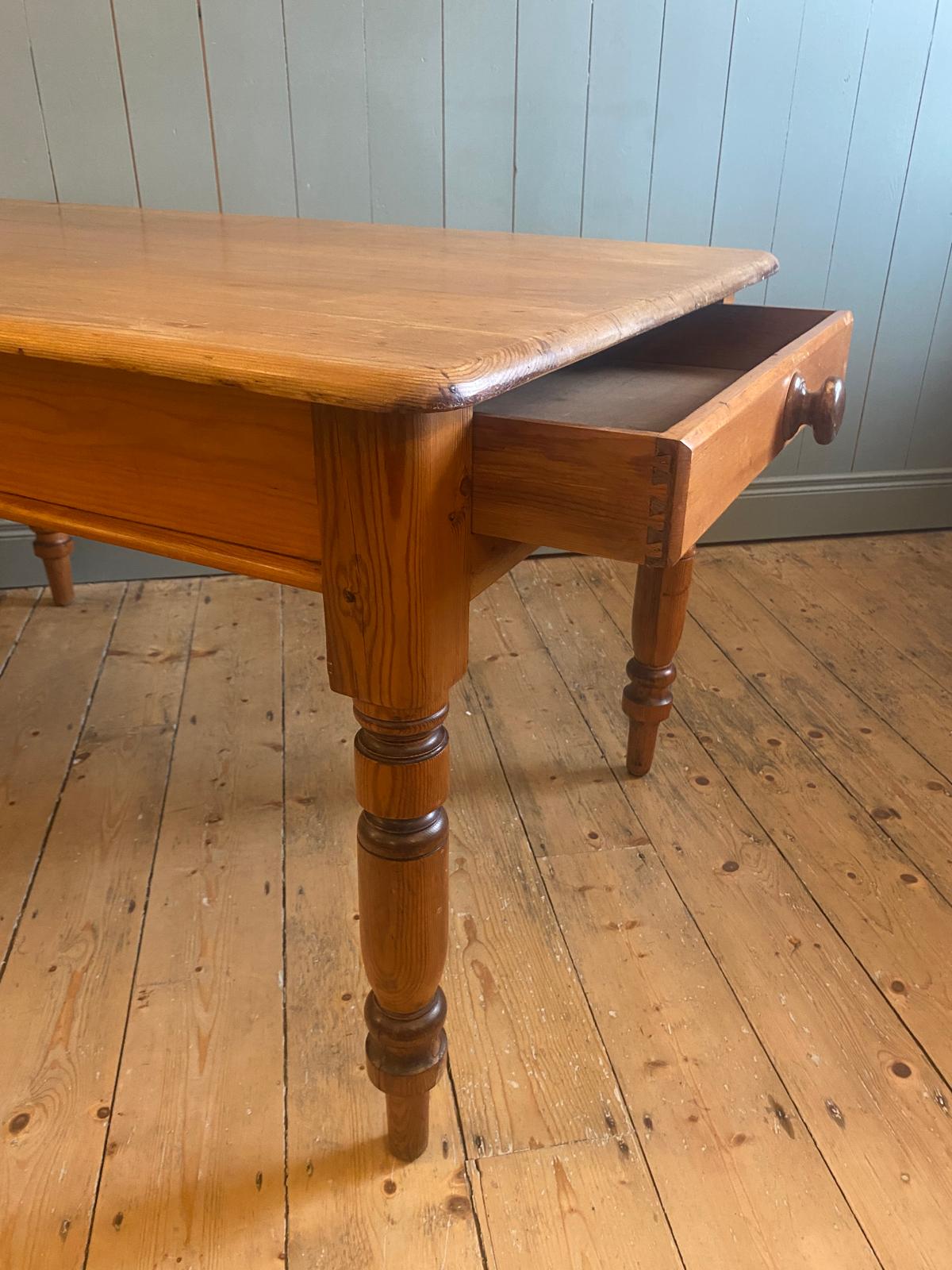 Vintage Pine Kitchen Table