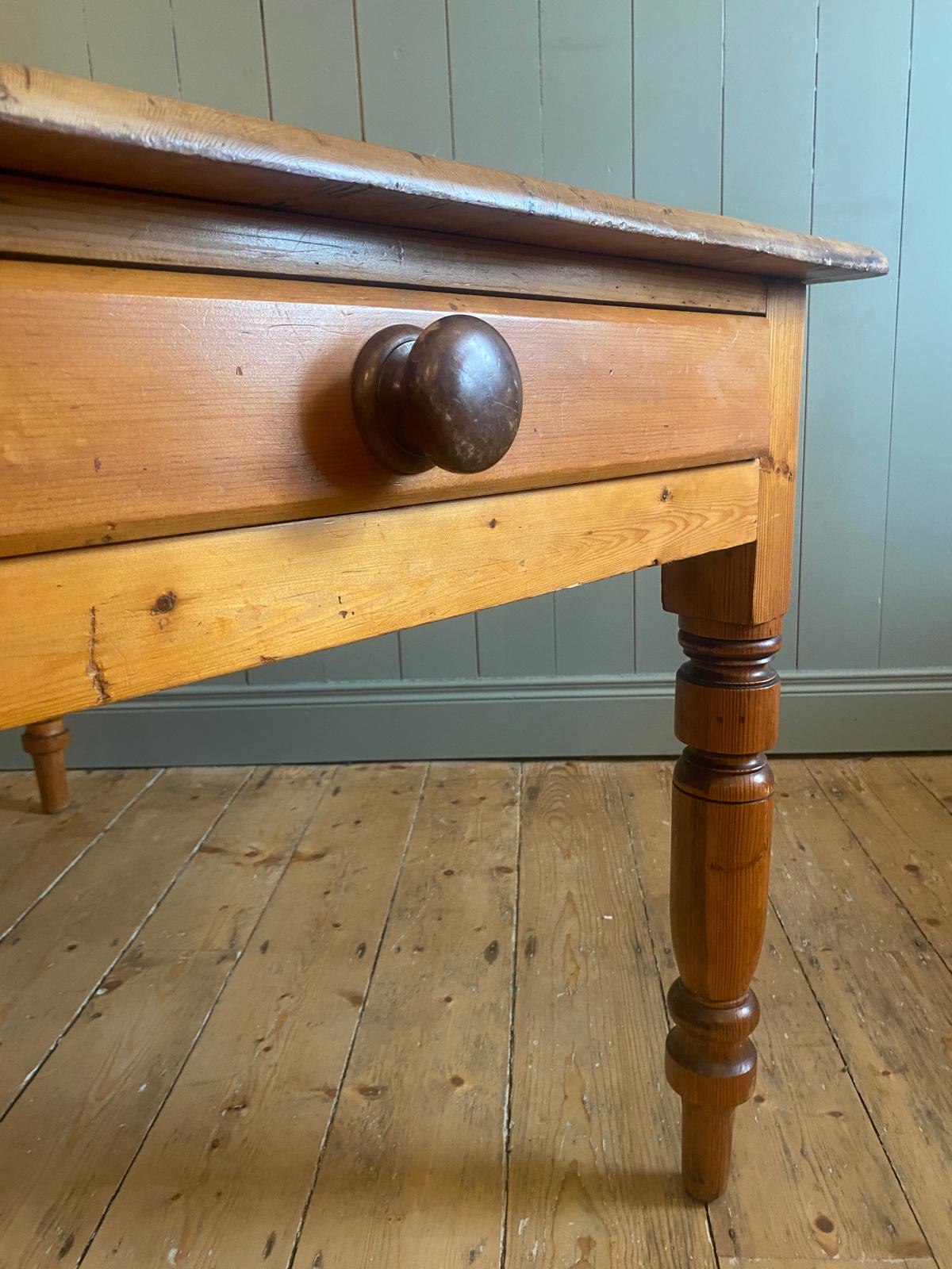 Vintage Pine Kitchen Table