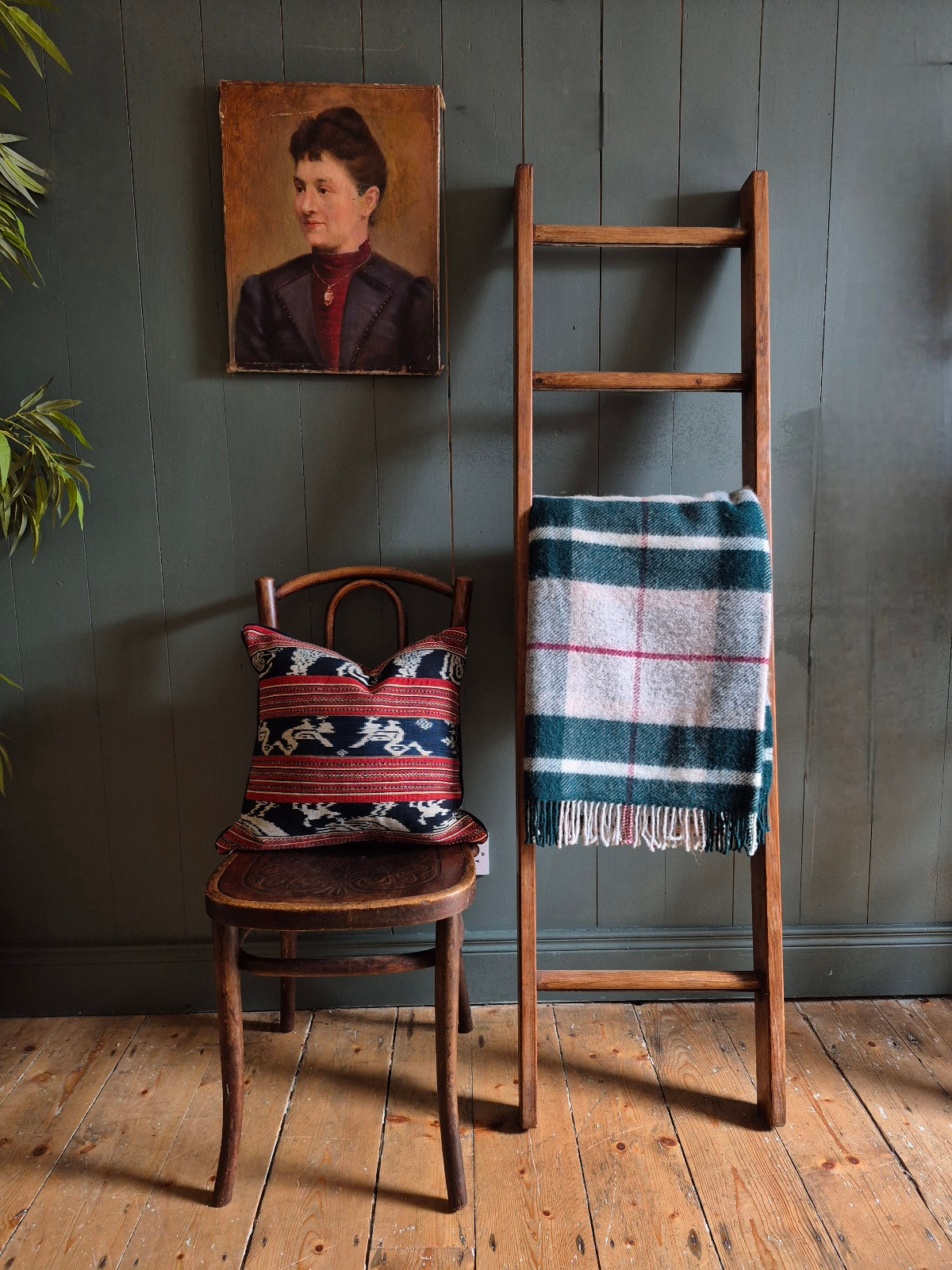 Vintage Pine Ladder