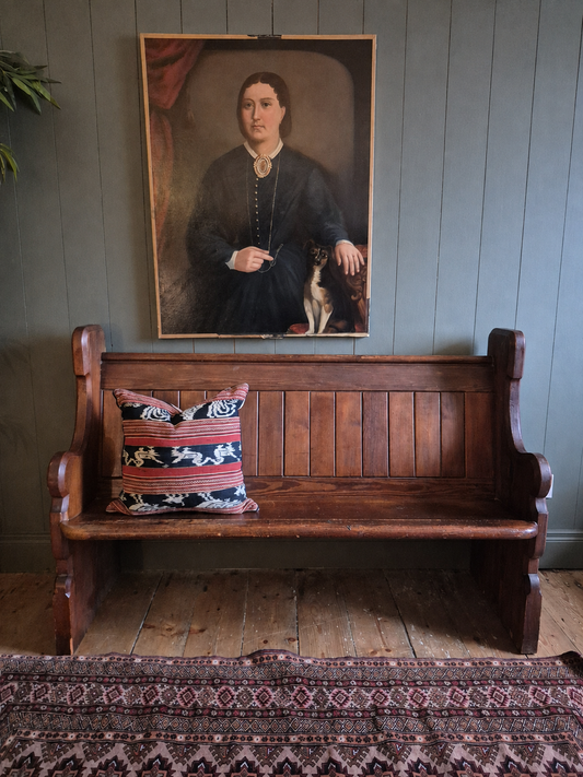 Vintage Pine Pew