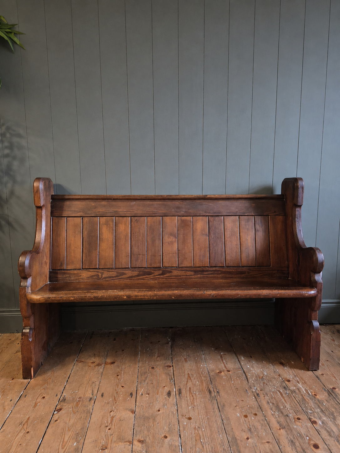 Vintage Pine Pew