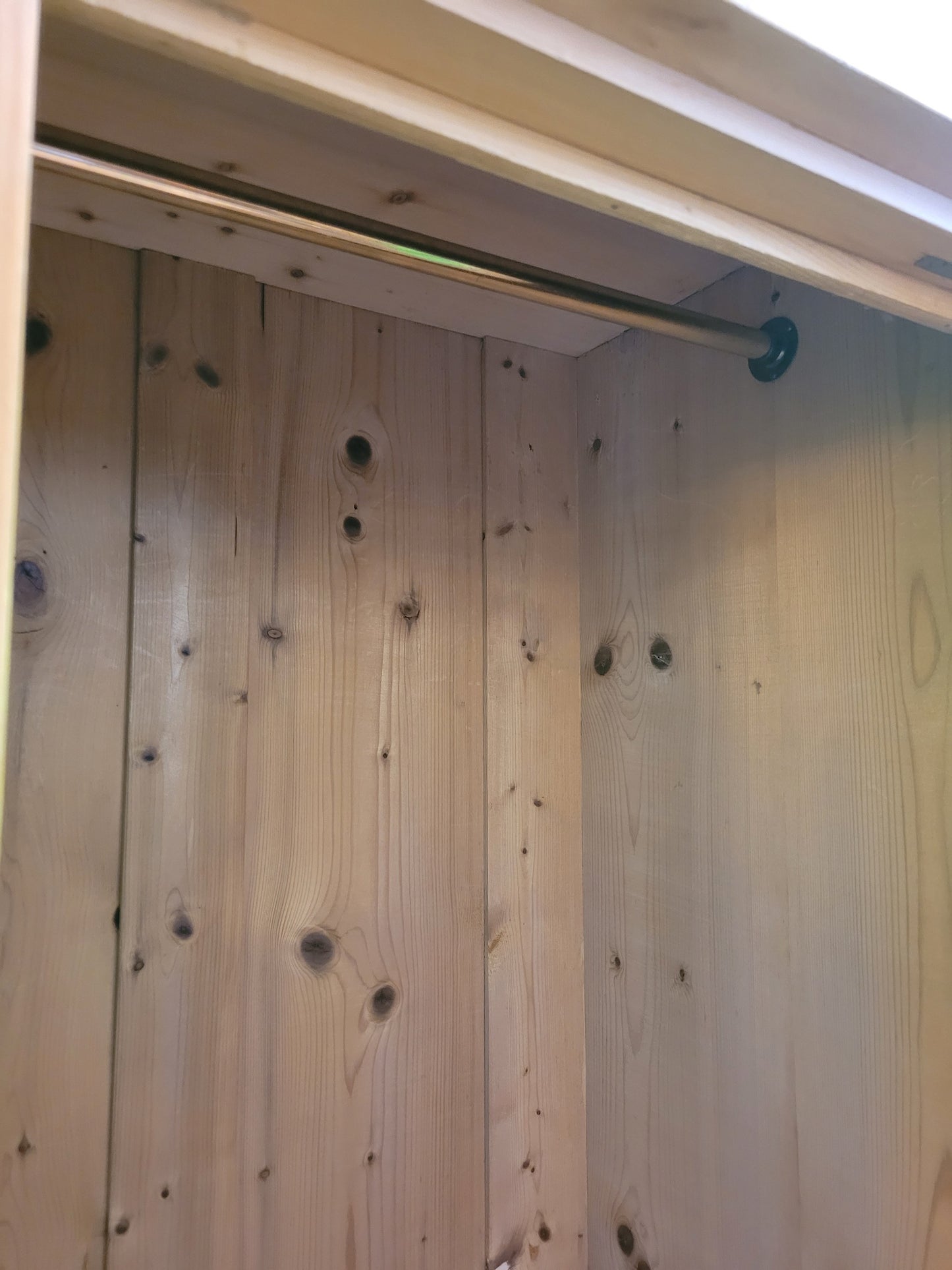 Vintage Pine Two Door Wardrobe