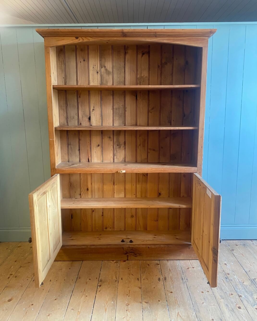 Vintage Solid Pine Kitchen Dresser
