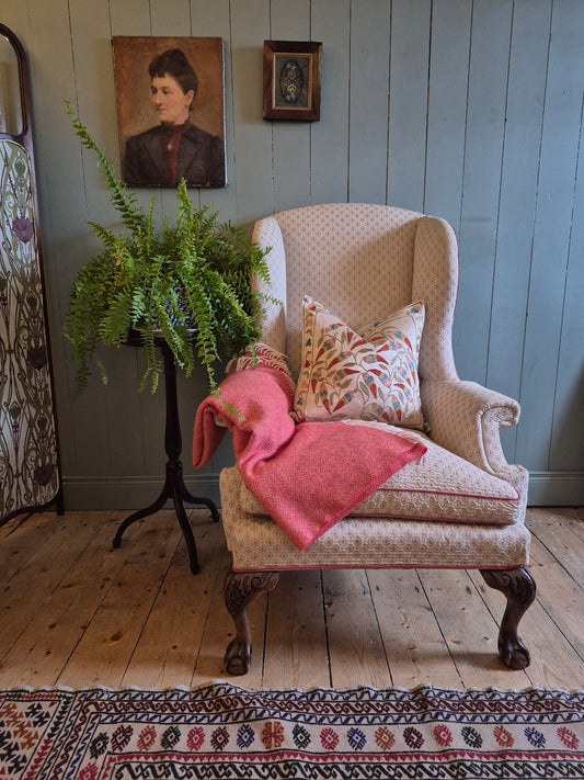 Vintage Wingback Armchair