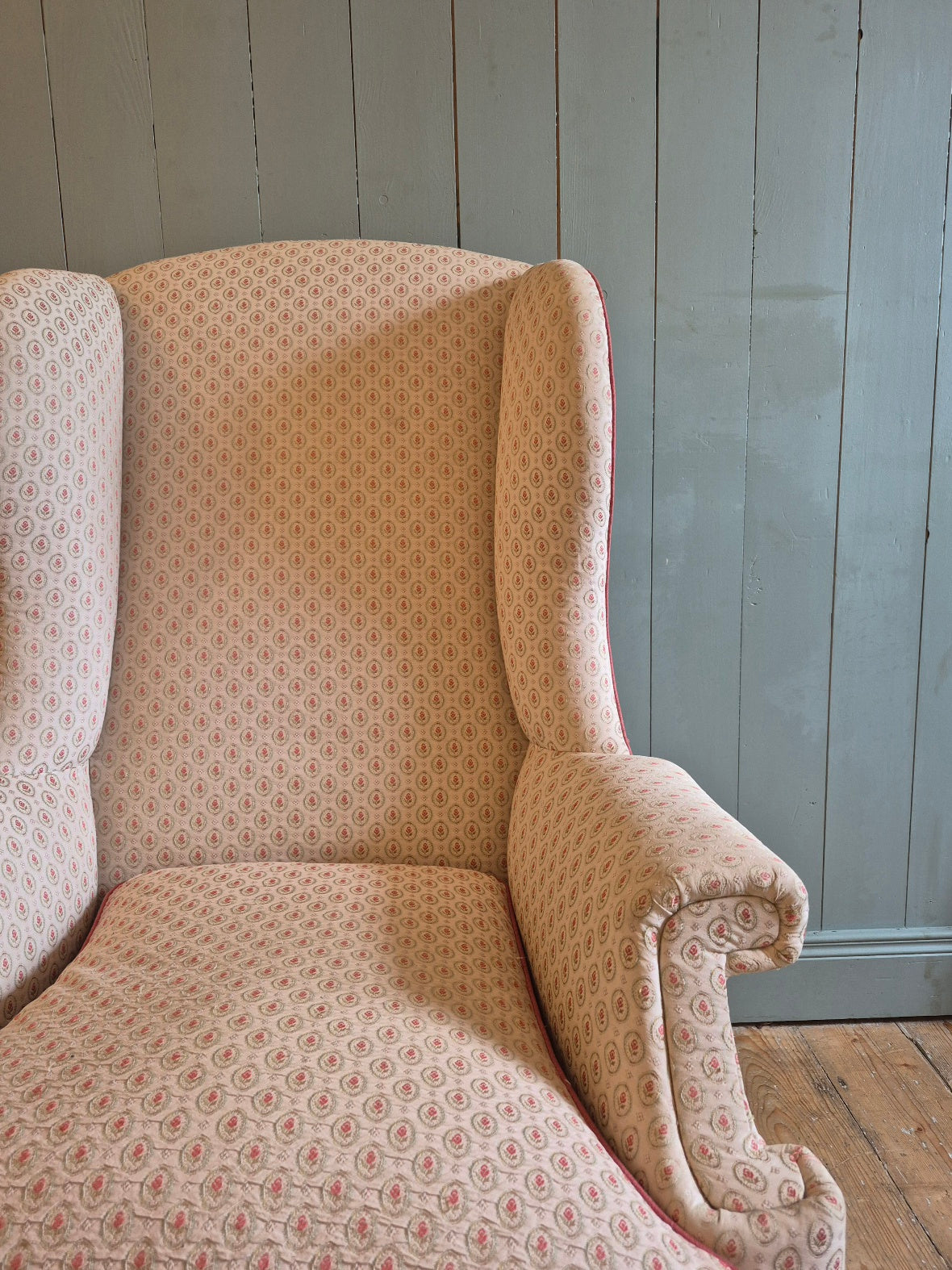 Vintage Wingback Armchair