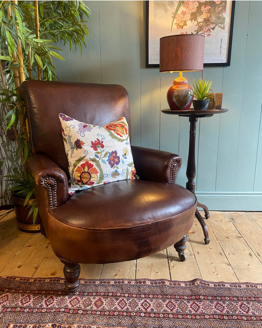 William IV Leather Armchair