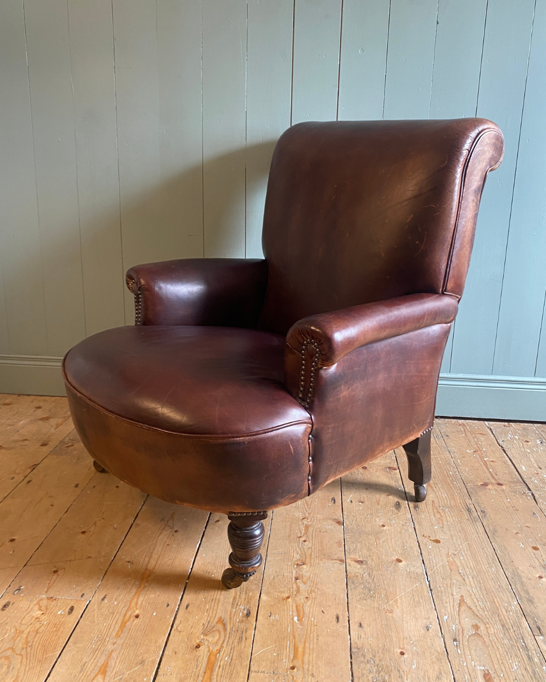 William IV Leather Armchair