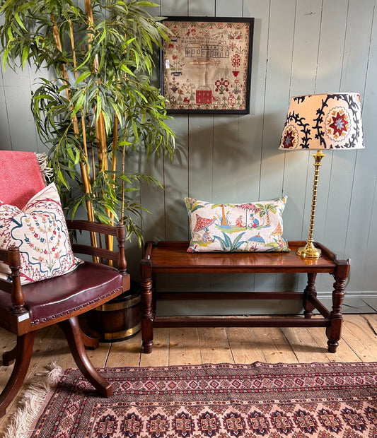 Mahogany Window Seat / Bench