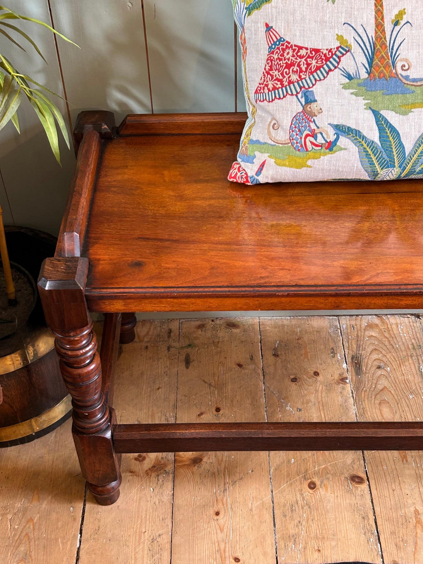 Mahogany Window Seat / Bench