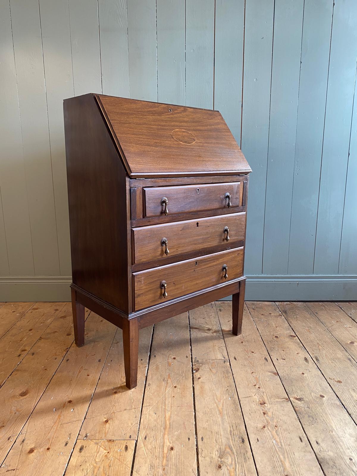 Antique Mahogany Writing Bureau