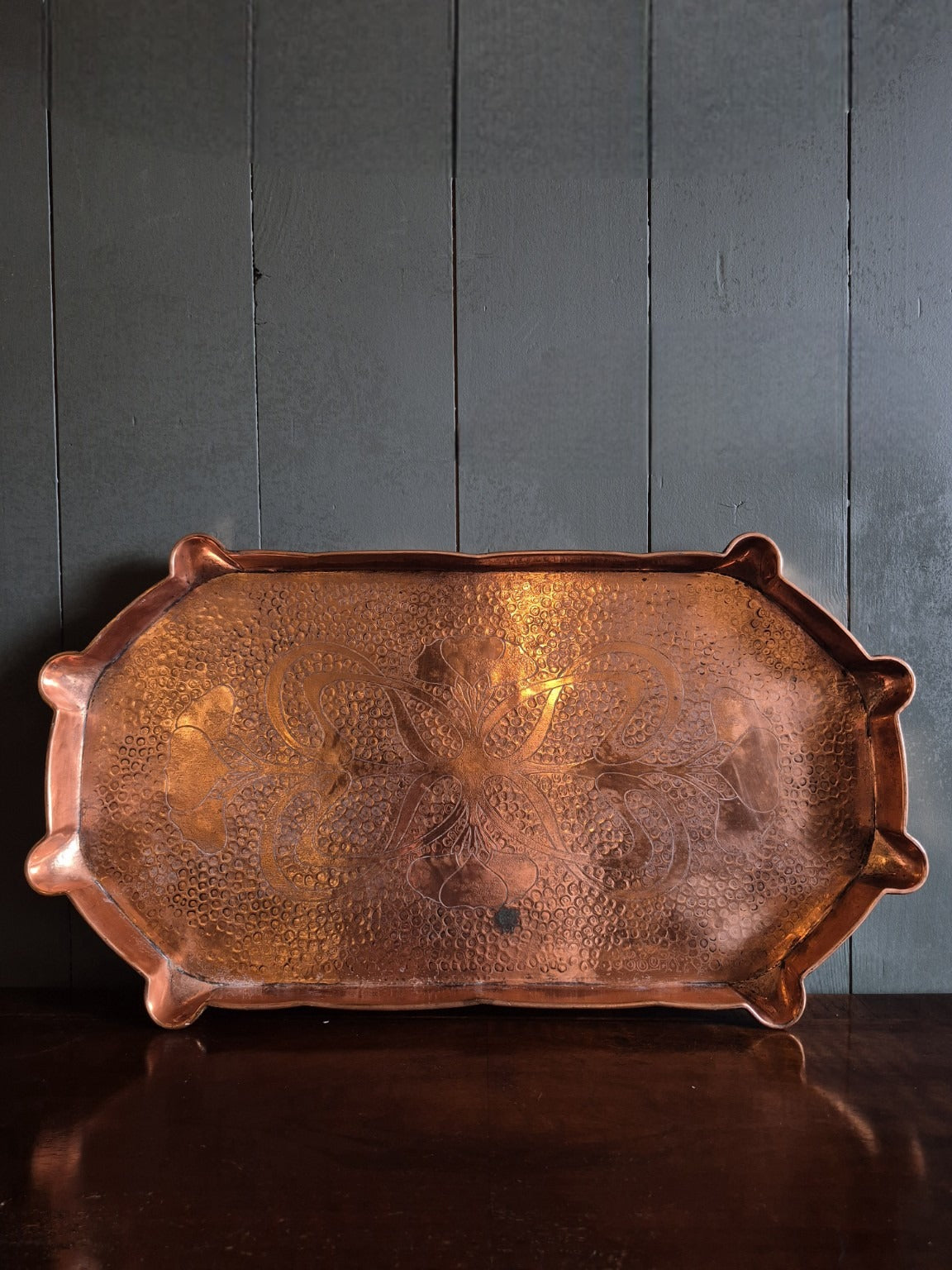 Arts and Crafts Copper Tray