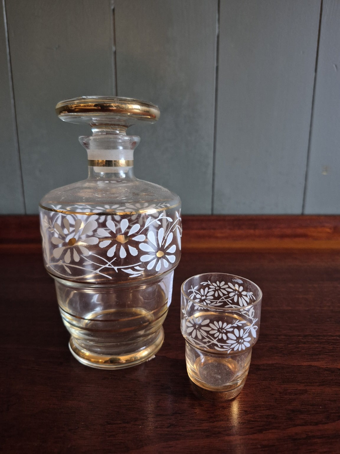 Vintage Belgian Liqueur Set