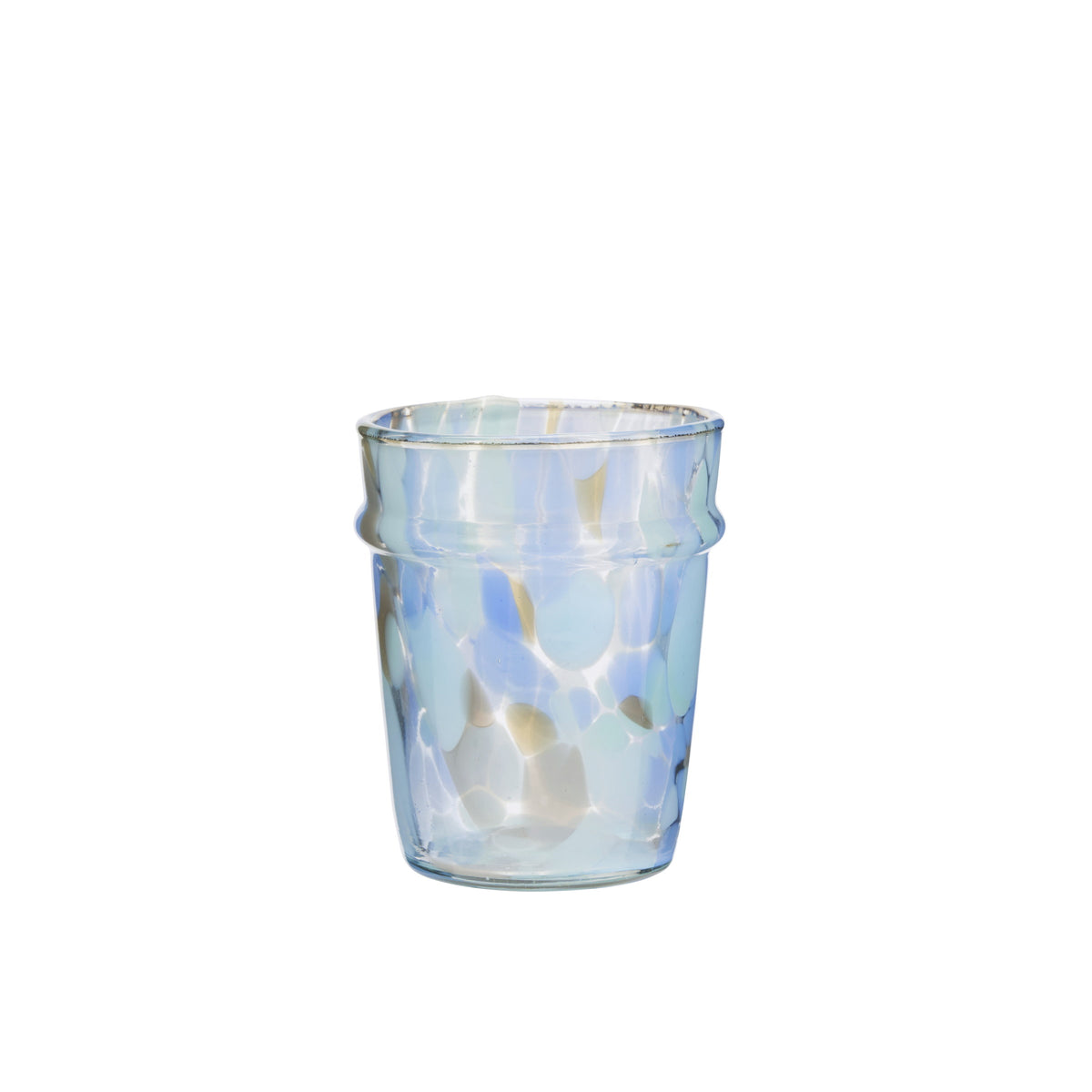 Blue Aqua Coloured Drinking Glass